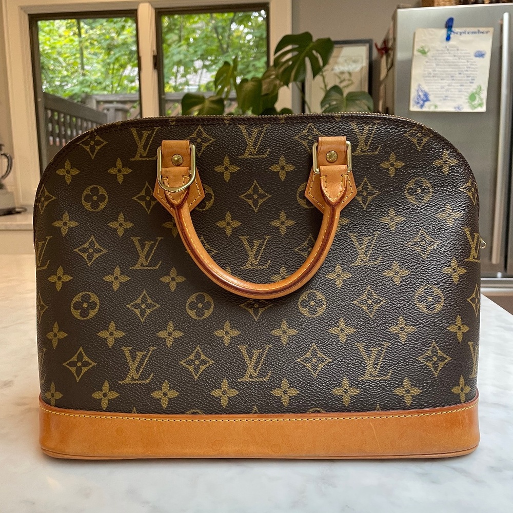 Louis Vuitton Vintage Monogram Canvas Alma PM Satchel